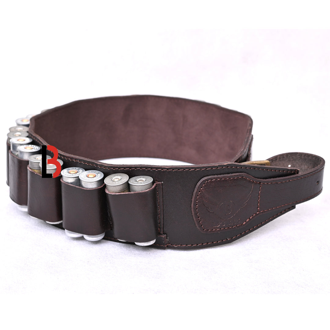 Double Barreled Shotgun Shotshell Bandolier Belt Shell Belt Ammunition Carrier