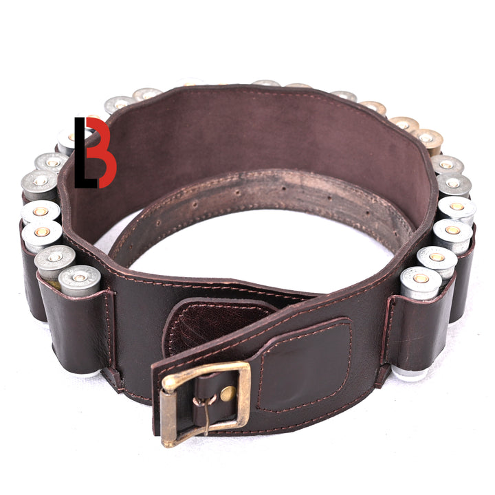 Double Barreled Shotgun Shotshell Bandolier Belt Shell Belt Ammunition Carrier