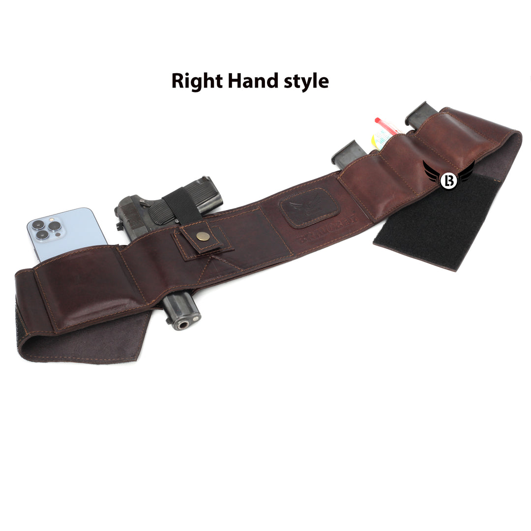 Cowhide Leather BRAVOBELT Belly Band Holster for Concealed Carry - Ambidextrous