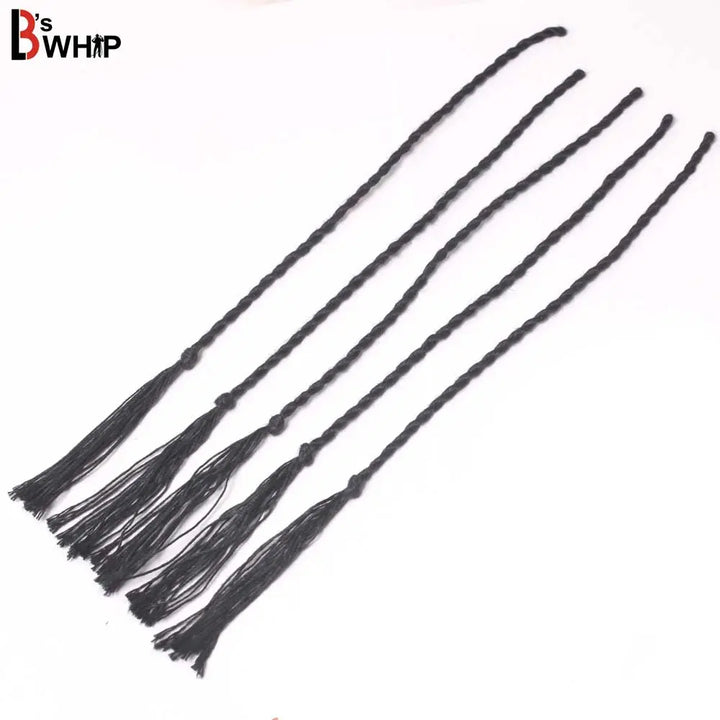 LB'S WHIP 5 Pieces Replacement Whip Cracker Whip Popper Made of Kevlar Thread The Strongest and Professional Crackers or Poppers LB's Whip