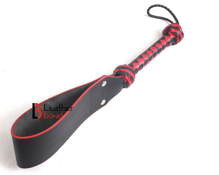 Spanking BDSM Paddle Slapper Thick, Medium Weight Hand Made 2 layer Real Cowhide Saddle Leather Leather Bond