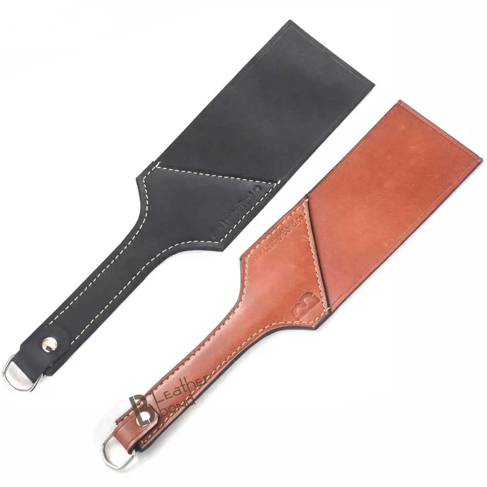 Real Cow Hide Belting Leather Paddle Slapper Medium Weight and Flexible & Hand Made - Leather Bond