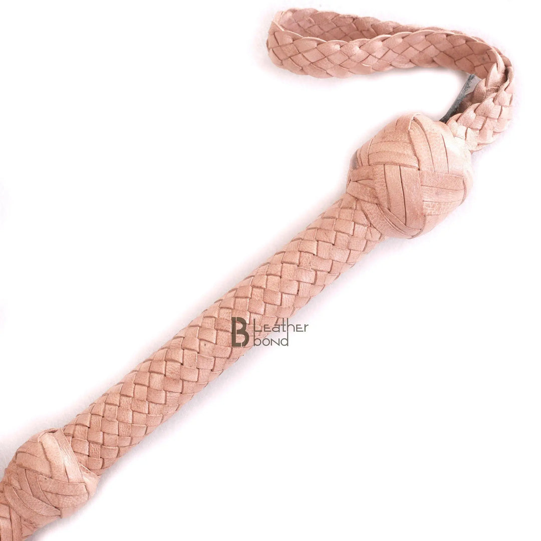 Bull Whip 6, 8, 10, 12, 14 & 16 Feet long 12 Strands Cowhide Leather Equestrian Bullwhip Indiana Jones - Leather Bond