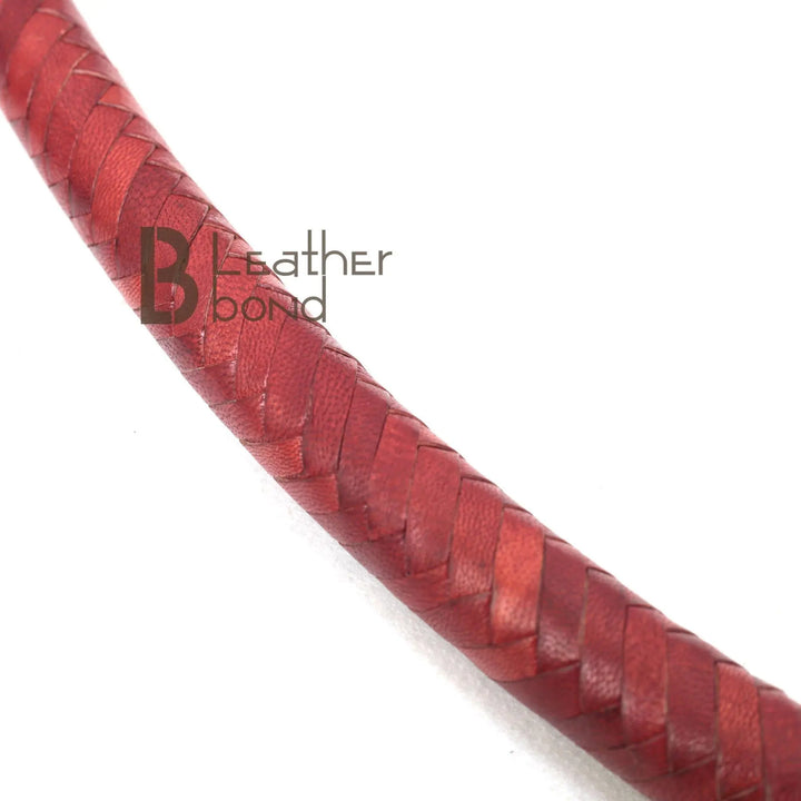 Bull Whip 6, 8, 10, 12, 14 & 16 Feet long 12 Strands Cowhide Leather Equestrian Bullwhip Indiana Jones - Leather Bond