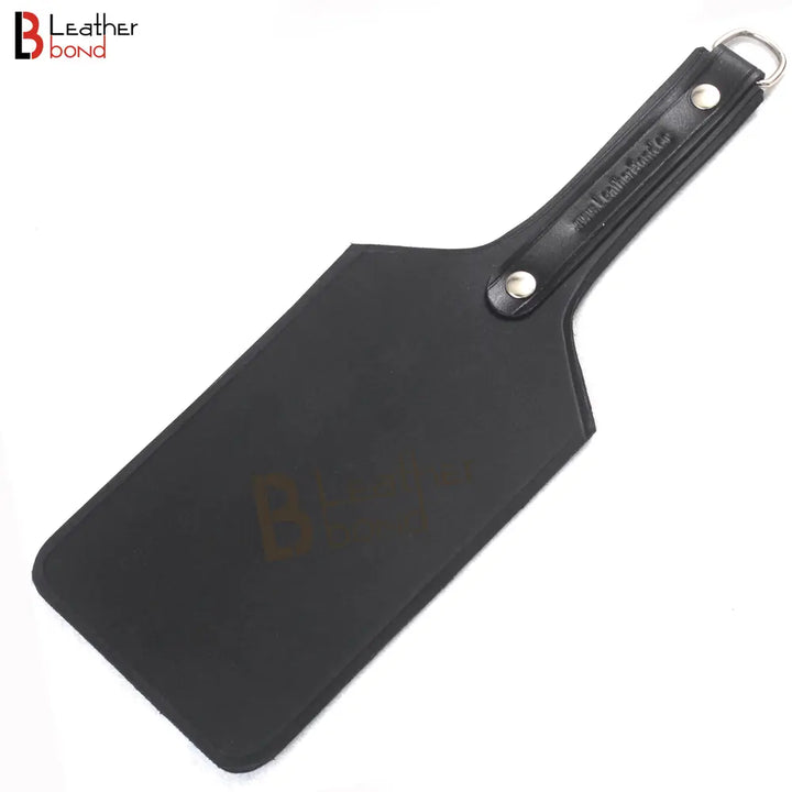 Real Cowhide Saddle Leather Spanking BDSM Paddle Slapper Lightweight Hand Made and Flexible - Leather Bond