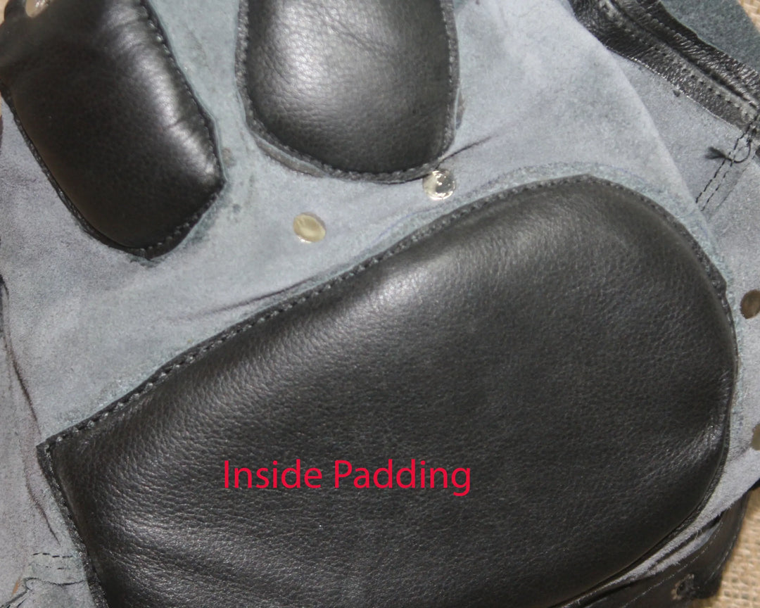 Cowhide Leather Mask Sensory Deprivation Hood Costume Reenactment Gear Padded & Lockable Leather Bond