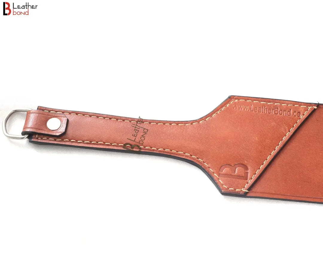 Real Cow Hide Belting Leather Paddle Slapper Medium Weight and Flexible & Hand Made - Leather Bond