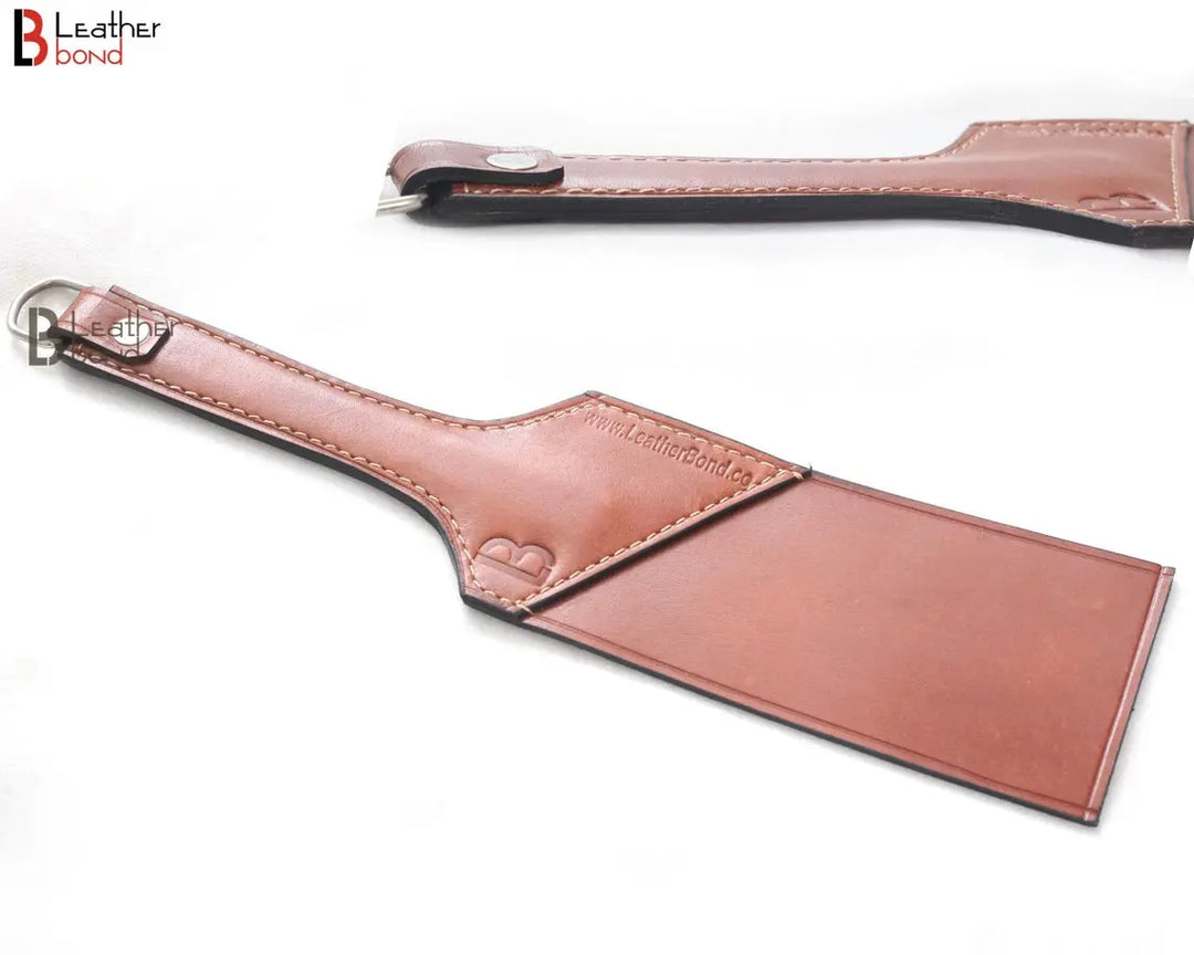 Real Cow Hide Belting Leather Paddle Slapper Medium Weight and Flexible & Hand Made - Leather Bond